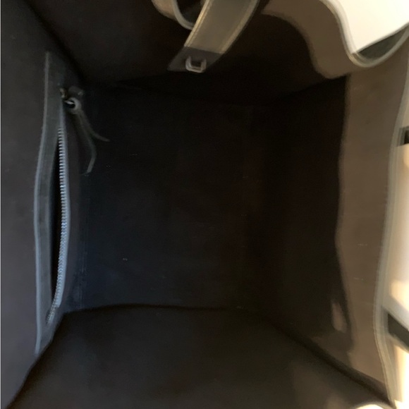 Black Suede Tote Bag - Picture 8 of 8